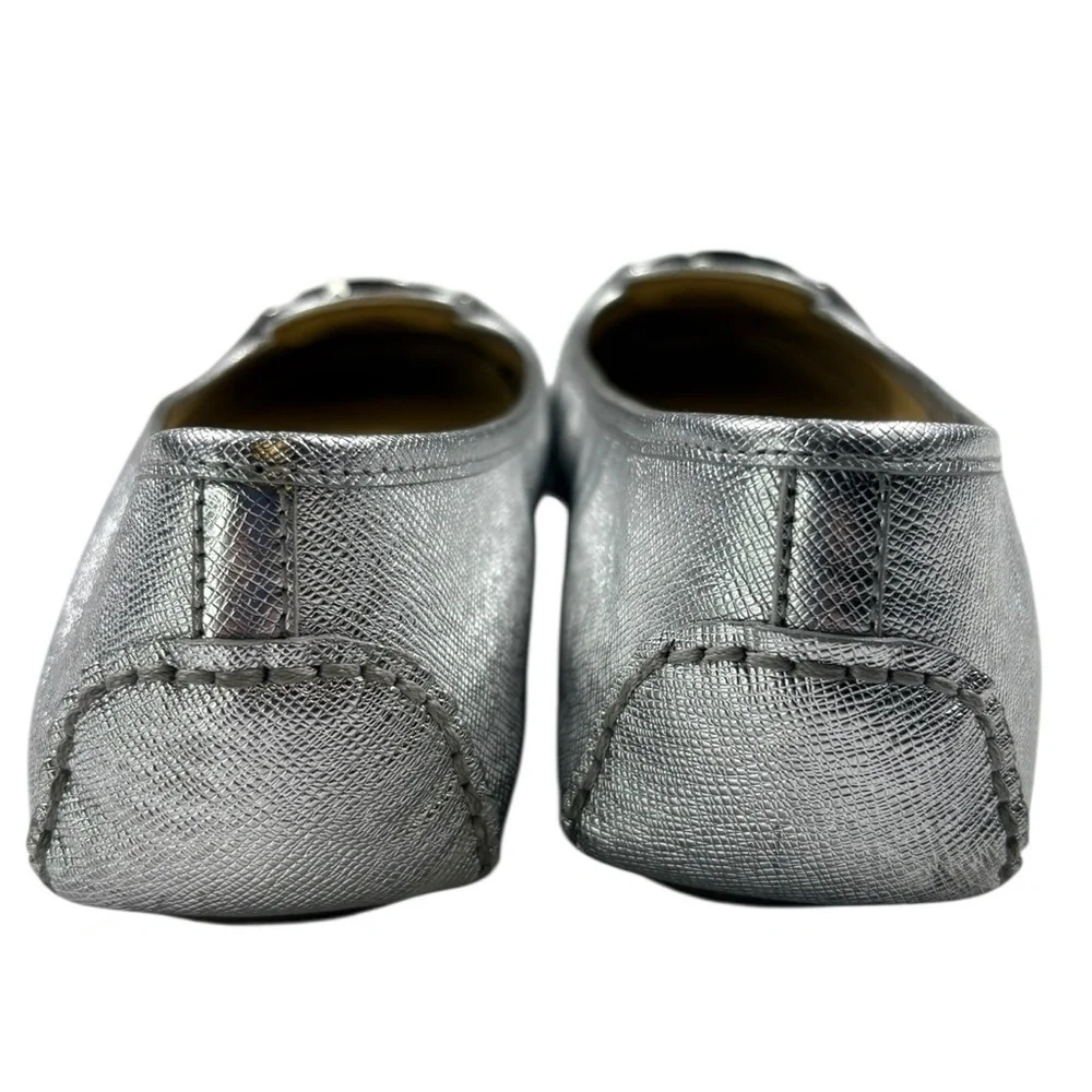 Michael Kors Shimmering Metallic Leather Loafers Flats| Size 7.5
